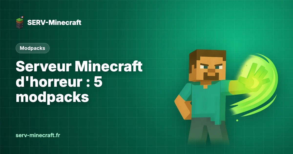 Serveur Minecraft d'horreur : 5 modpacks à jouer entre amis pour Halloween