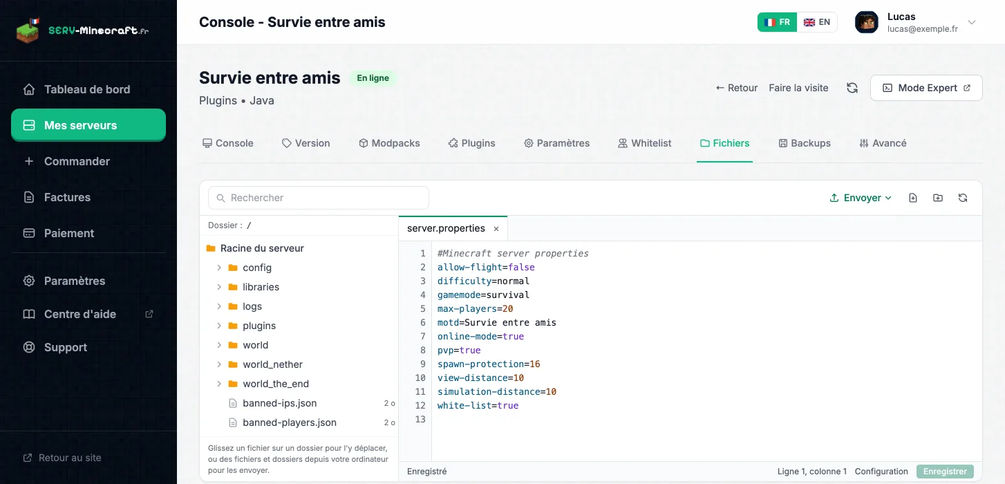 Gestionnaire de fichiers