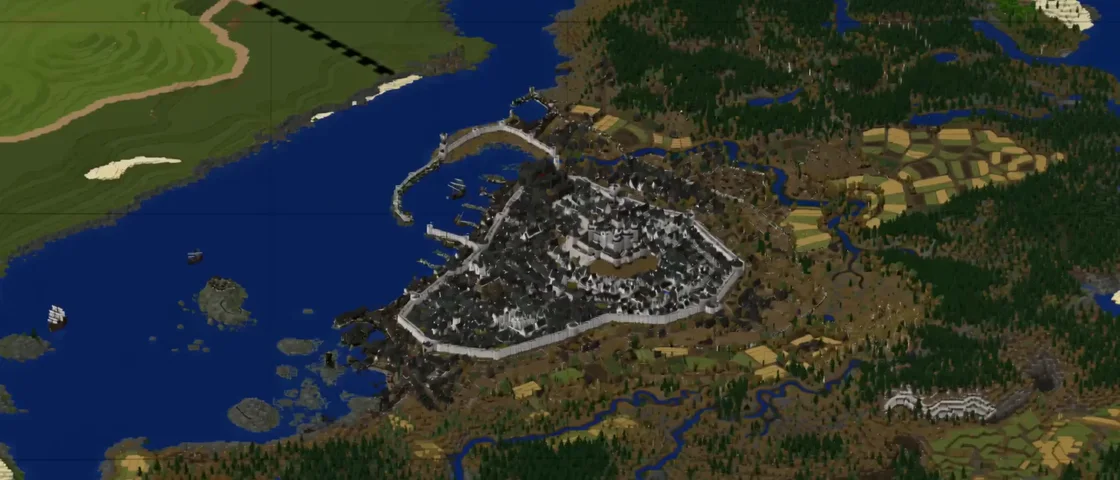 Aperçu de la carte dynamique Minecraft en temps réel